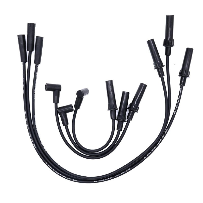 OXCANO 7733 Ignition Spark Plug Wires Set of 6 Compatible with Jeep Wrangler 2007 2008 2009 2010 2011 V6 3.8L Replacement for 68017712AB - Image 1